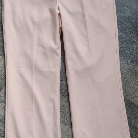 NWT Ann Taylor Pants The Jayne Ceramic Pink Lined, Sz 8 Mid Rise - Picture 1 of 8